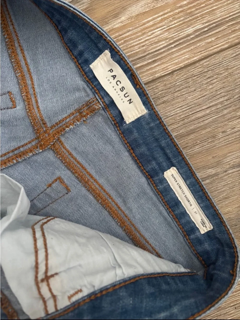 PacSun Light Blue Denim Shorts
